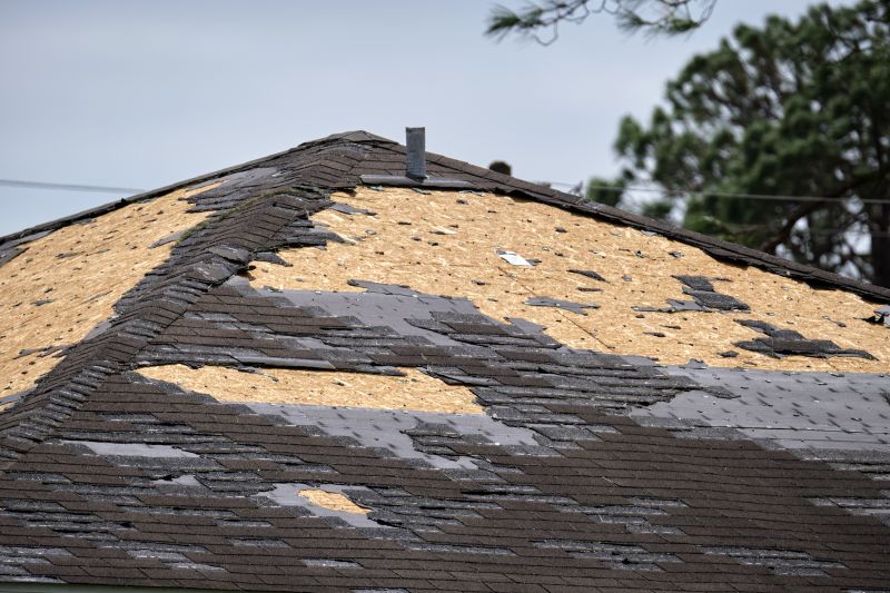 Damaged Composite Roof