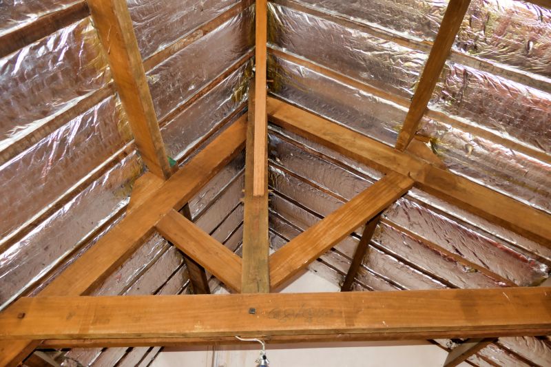 Inside of Roof - Attic Insulation